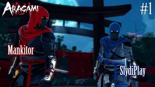 Один дух мщения это весело, а два ещё веселее | Aragami Coop With Mankitor #1