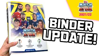 NEARLY *COMPLETE*!! | Topps MATCH ATTAX 2021/22 | BINDER UPDATE!!