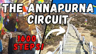 CLIMBING 1600 STEPS to a Hidden and Sacred Cave | PART 1 - ANNAPURNA CIRCUIT