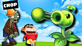 SHINCHAN and PLANTS vs ZOMBIES and CHOP ! Totally Accurate Battle Simulator | IamBolt Gaming