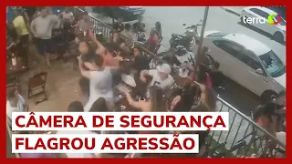 Atleticanos invadem bar e agridem torcedores do Cruzeiro em Sete Lagoas (MG)