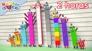 SUMA y RESTA ➕➖| Numberblocks 2 horas de episodios completos | 123 Aprender a contar