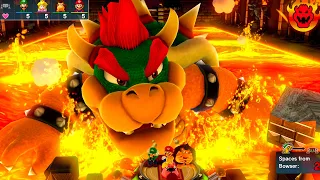 Mario Party 10 - Luigi, Peach, Mario, DK vs Bowser - Chaos Castle