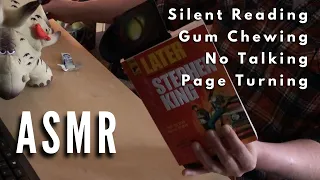 ASMR / No Talking / Gum Chewing / Silent Reading / Page Turning / Paperback Book / Mouth Sounds