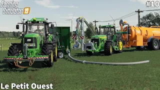 Fertilizing Fields with Slurry, Selling Animals Products │Le Petit Ouest│FS 19│Timelapse#10