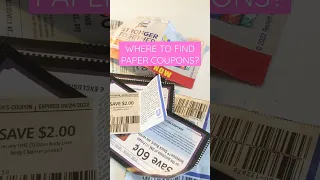 How to Get Paper Coupons 🤑