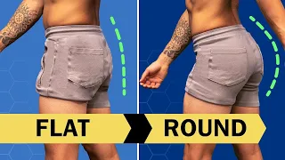 The Best Glutes Workout To Grow Your Flat Butt (GYM OR HOME!)