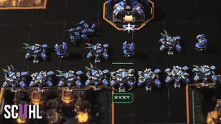 The Great Wall of Siege Tanks - Starcraft 2: XY vs. Coffee