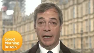 Nigel Farage Reacts on the Vote to Delay Brexit | Good Morning Britain