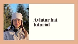 Aviator hat sewing