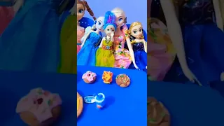 cute disney princess 😜😋😋 food making @cutedollfashionactivity #disney #dolls