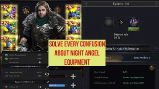 Clash of Kings:Night Angel Equipment;Solving every doubt! Must Watch!!