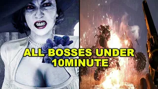 Resident Evil Village - All Bosses Under 10 Minutes