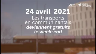 Les transports en commun nantais deviennent gratuits le week-end