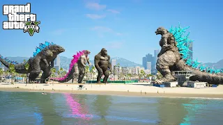 Godzilla Prime, Godzilla x Kong vs Godzilla Minus One - Legacy of Monsters ( GTA V Mods )