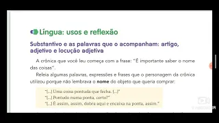 Correção da Atividade de Língua Portuguesa - 22/03/2021