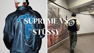 WHO WAS BETTER: SUPREME VS STUSSY #supreme #stussy