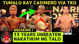 Breaking: TUMALO Kay Casimero Via TKO, UNBEATEN In 13 YEARS, Natikim NG Talo NGAYUNG 2021