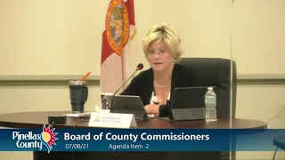 Board of County Commissioners Work Session/Agenda Briefing 7-8-21