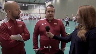 Latvijas florbola izlases treniņnometne Vidzemes Olimpiskajā centrā
