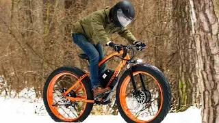 2х2 full wheel drive electric fatbike! Ice and snow!