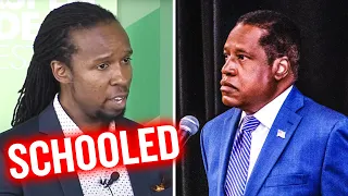 Race hustler professor SNAPS at Larry Elder, gets SCHOOLED instead