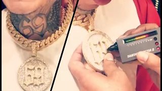 6IX9INE addresses all haters who says he wears fake jewelry with new $150,000 chain😱😱