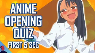 ANIME OPENING QUIZ - FIRST 5 SECONDS EDITION - 40 OPENINGS + BONUS ROUNDS