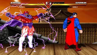 MAGNETO vs SUPERMAN - Highest Level Amazing Fight!