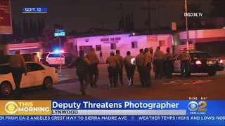 Photojournalist Says He Was Threatened By LA County Sheriff's Deputy