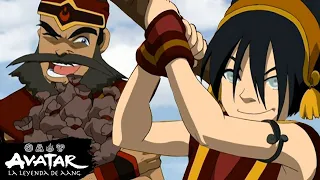 ¡Toph, Aang y Sokka se convierten en estafadores! 😏 | Escena completa | Avatar: La Leyenda de Aang