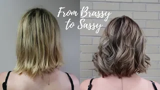 HAIR TRANSFORMATION | BRASSY TO SASSY | emmietayylor