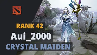 Aui_2000 (Rank 42) plays Crystal Maiden Dota 2 Full Game