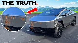 Shocking Truth: Tesla Cybertruck Rusting