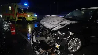 Sieben Verletzte nach Unfall auf der A1 bei Osnabrück