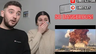 British Couple Reacts to 10 Biggest Explosions Caught on Camera