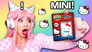 UNBOXING MINI HELLO KITTY! Tiniest Sanrio Mystery Blind Boxes!