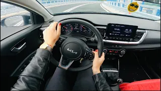 2021 Kia Stonic 1,2 DPI (84HP) TEST DRIVE (POV)