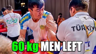 60 kg MEN LEFT HAND - WORLD ARMWRESTLING CHAMPIONSHIP 2021