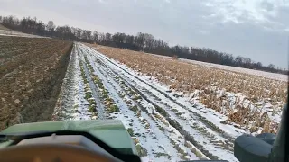 JOHN DEERE 6100M & POTTINGER SERVO 25