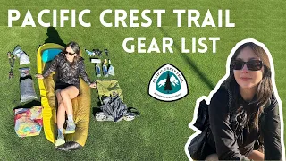 Pacific Crest Trail Gear List 2023