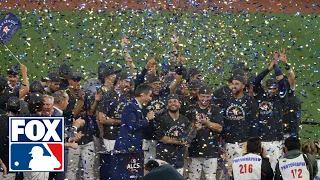 The Houston Astros celebrate 2019 American League Pennant, Altuve named MVP | FOX MLB