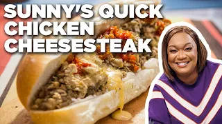 Sunny Anderson's Quick Chicken Cheesesteak | The Kitchen | Food Network