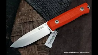 Нож с фиксированным клинком Lion Steel Bushcraft-R, сталь Sleipner, рукоять G10