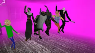 Granny,Evil Nun, Thanos, Baldi And Full Enjoy Party