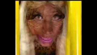 Nicki Minaj turning into a leopard in her video Stupid Hoe