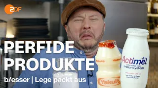 Teure Trink-Joghurts: Sebastian deckt die Masche von Actimel, Yakult und Co. auf | Lege packt aus