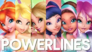 Winx Club Powerlines | ALL VARIATIONS! (English)