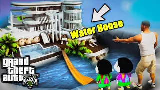 FRANKLIN Buy Luxury Water House To Surprise Shinchan and Doraemon In GTA 5 Tamil | Gta 5 tamil