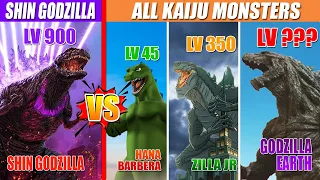 Shin Godzilla vs Kaiju Monsters Level Challenge | SPORE
